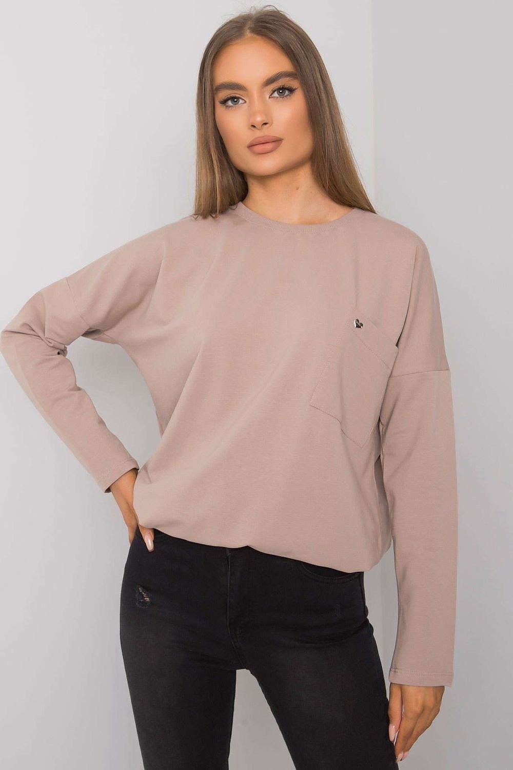Blus lös sittandes passform BFG