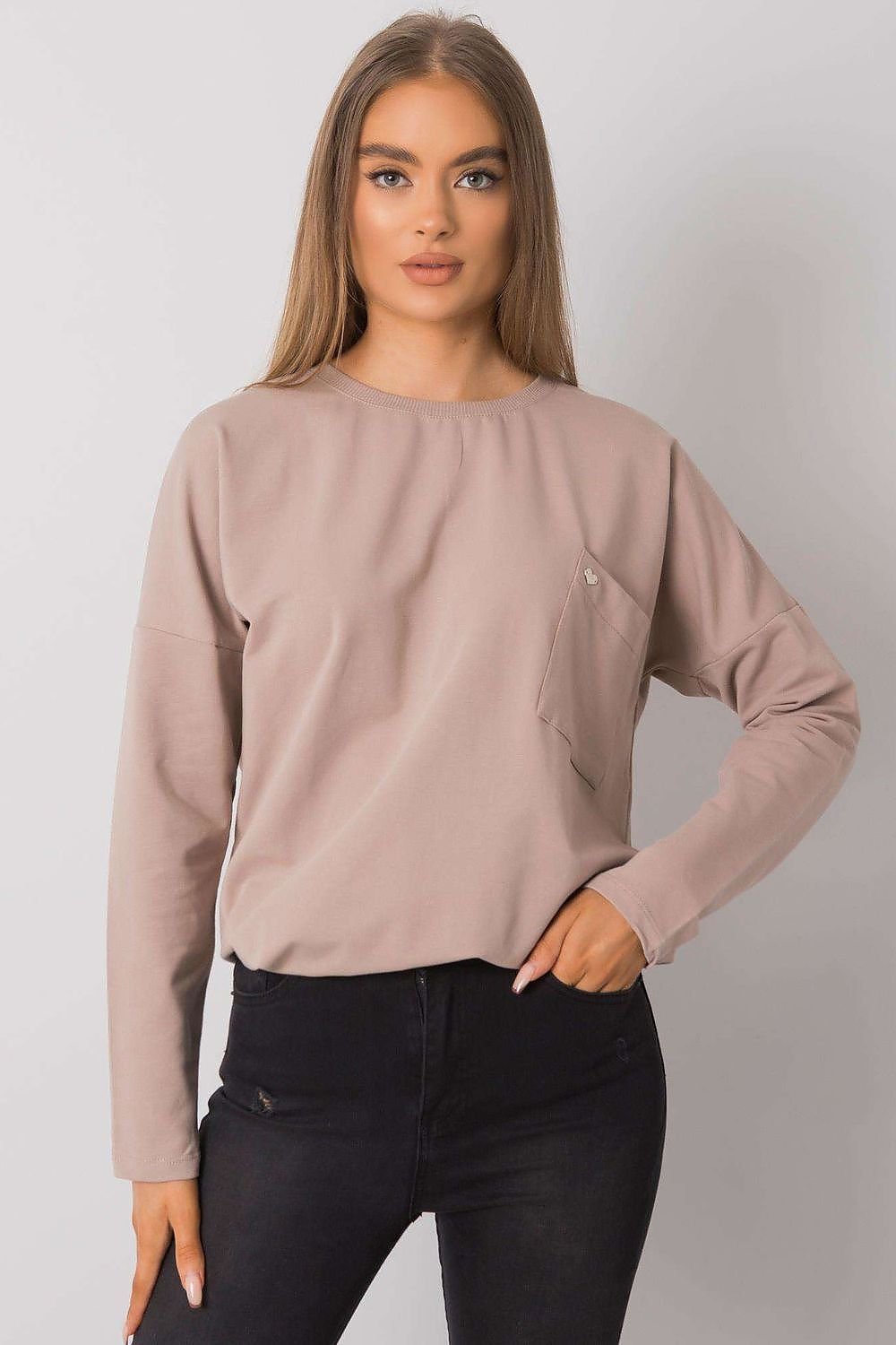 Blus lös sittandes passform BFG