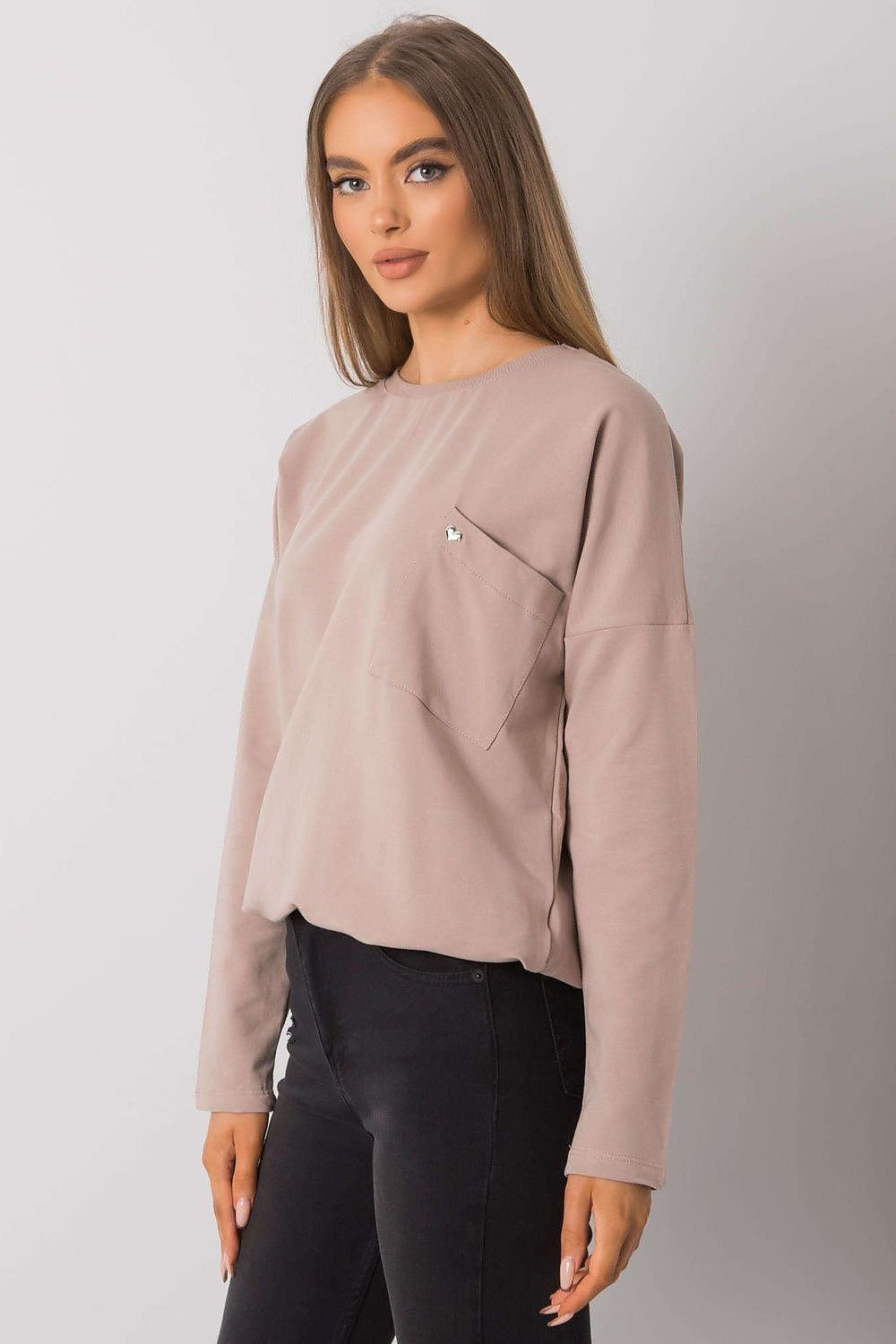 Blus lös sittandes passform BFG