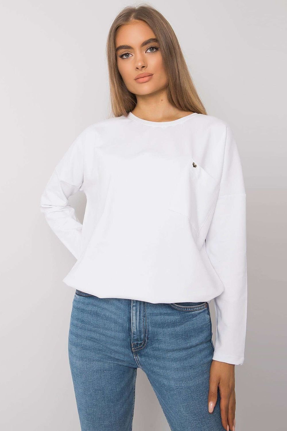 Blus lös sittandes passform BFG
