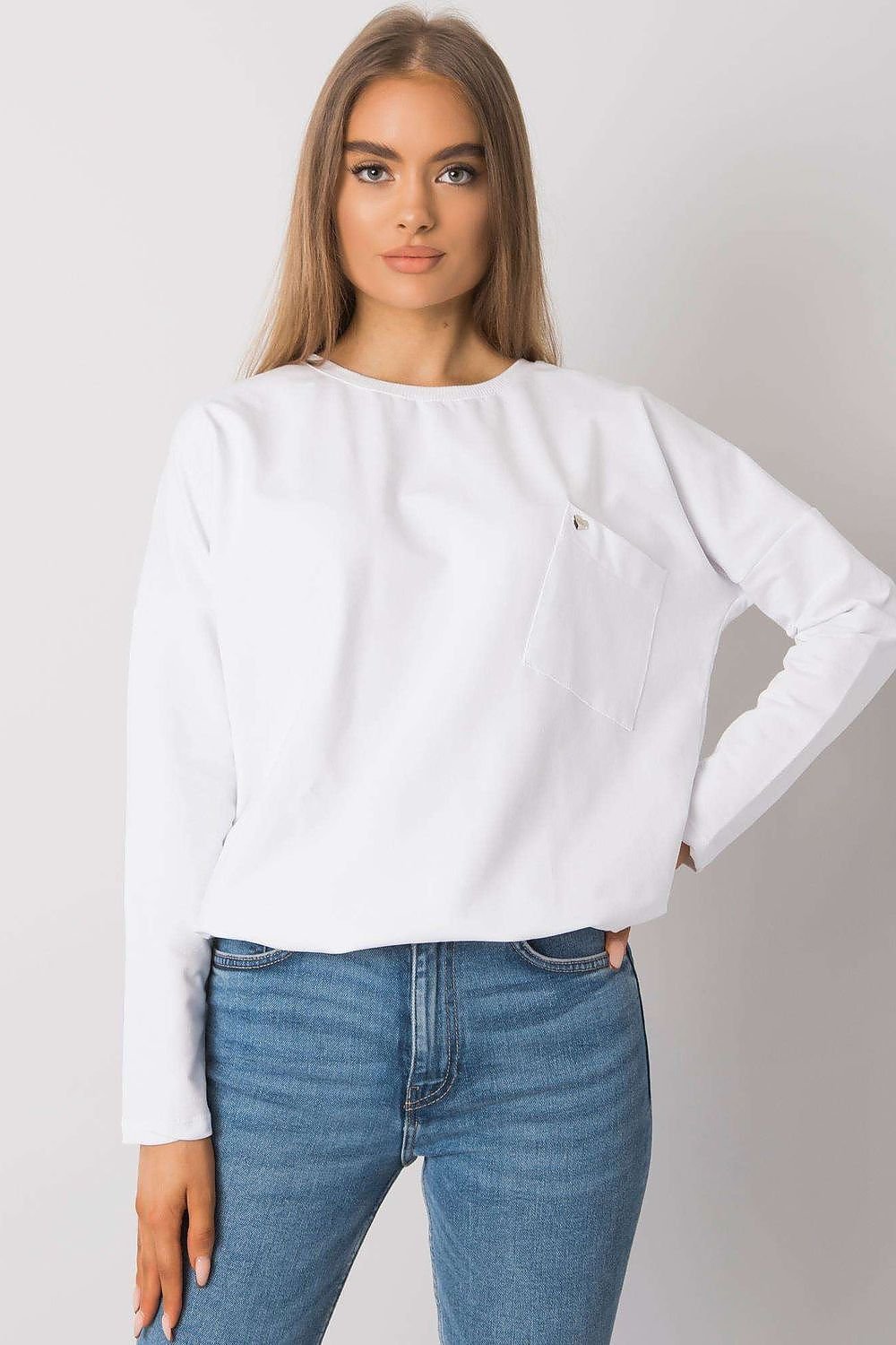 Blus lös sittandes passform BFG