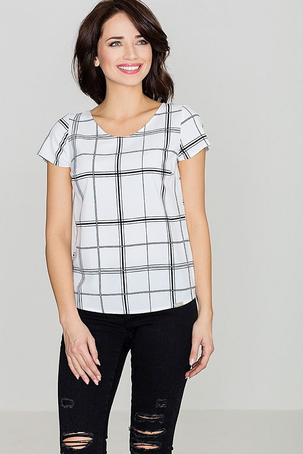 Checkered top