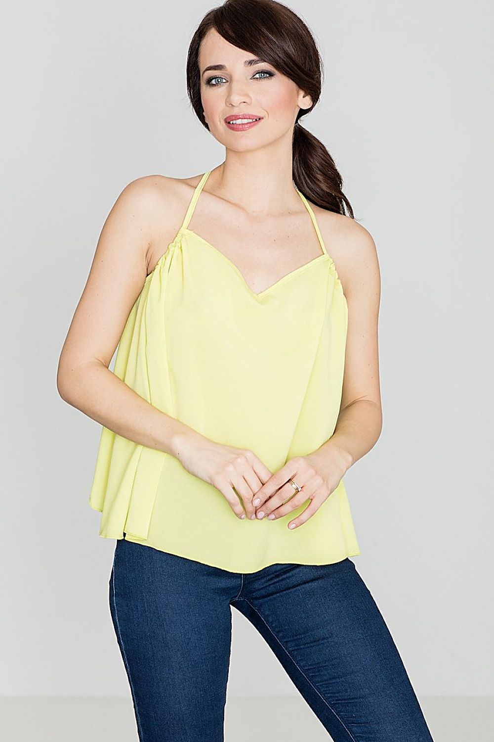Top with open back