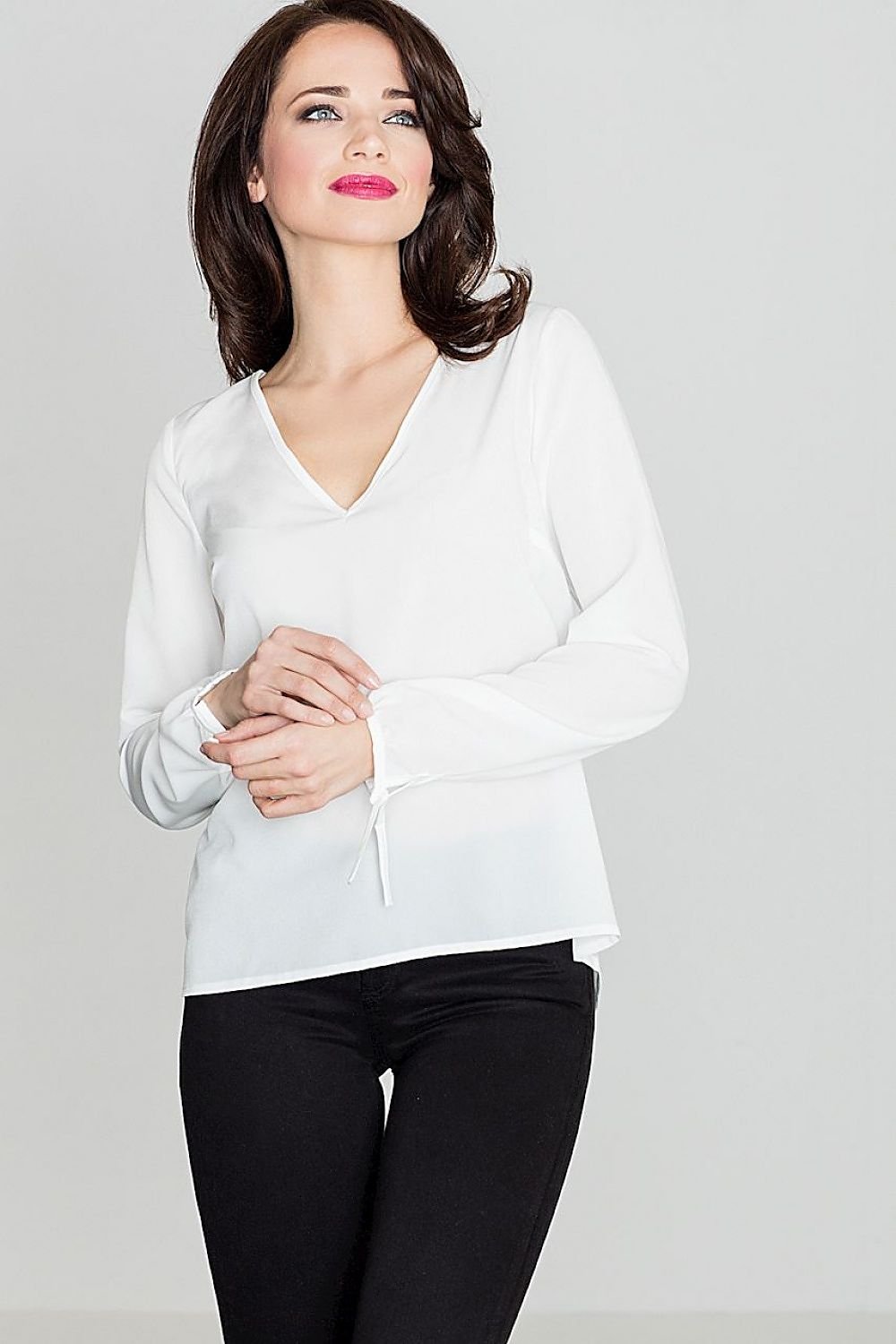Blus med öppen rygg