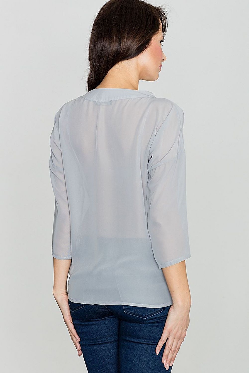 V-ringad Blus
