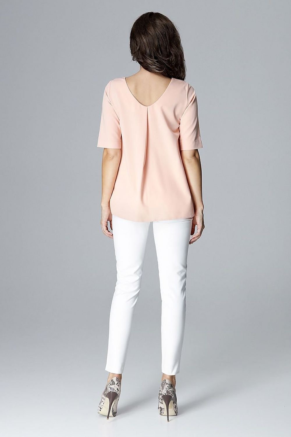 Low back blouse