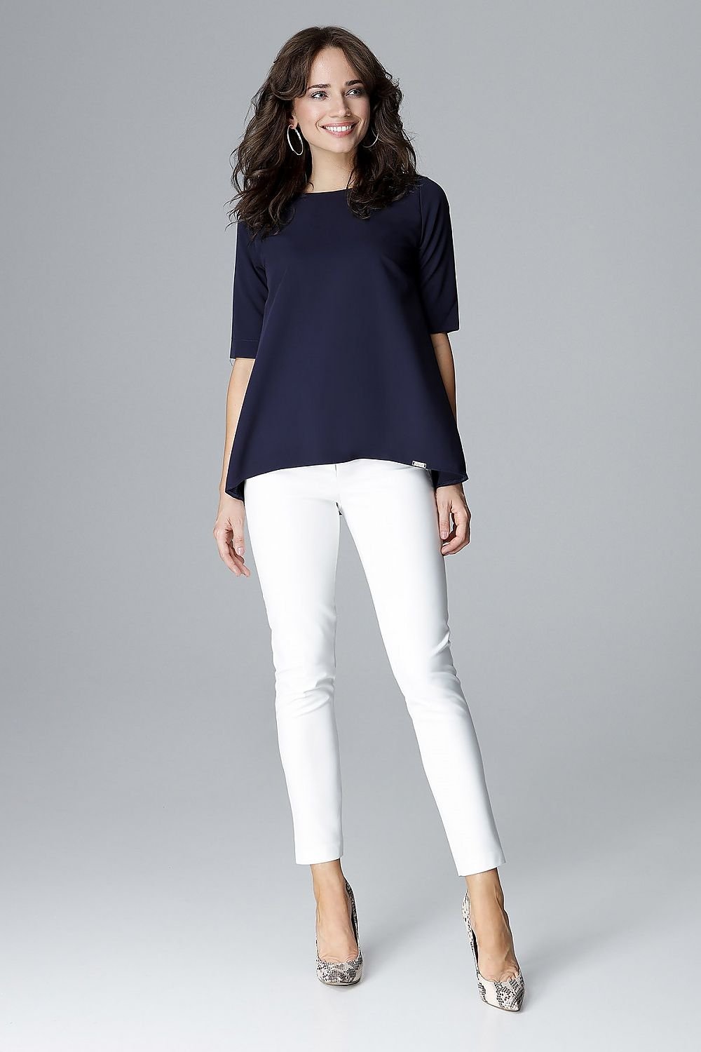 Low back blouse
