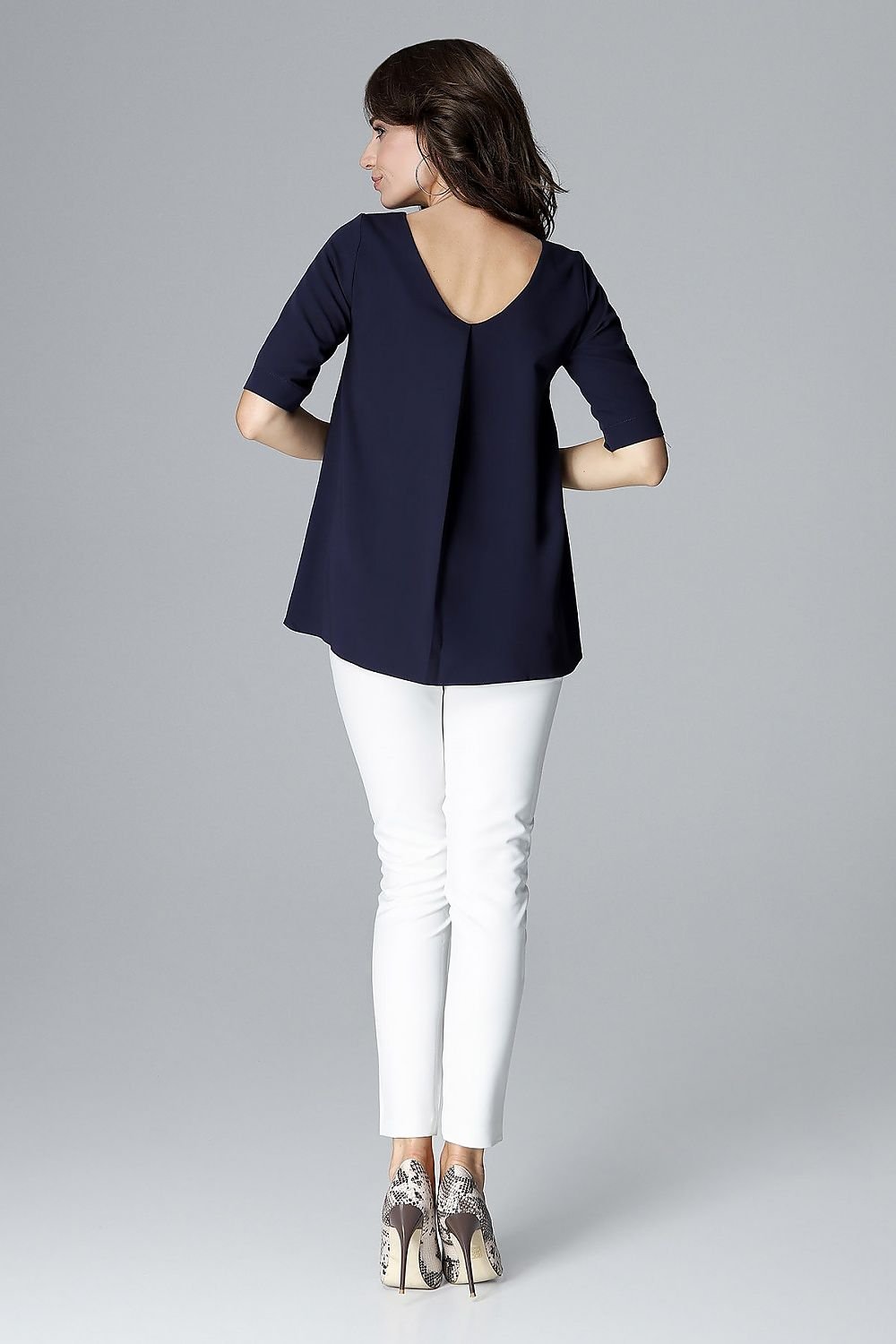 Low back blouse