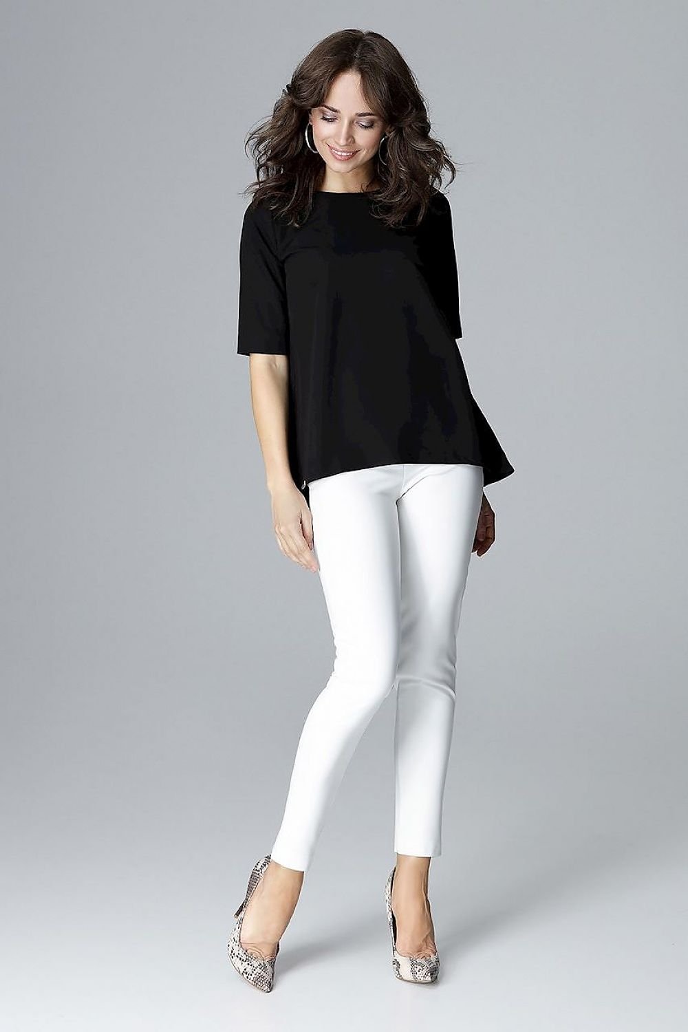 Low back blouse