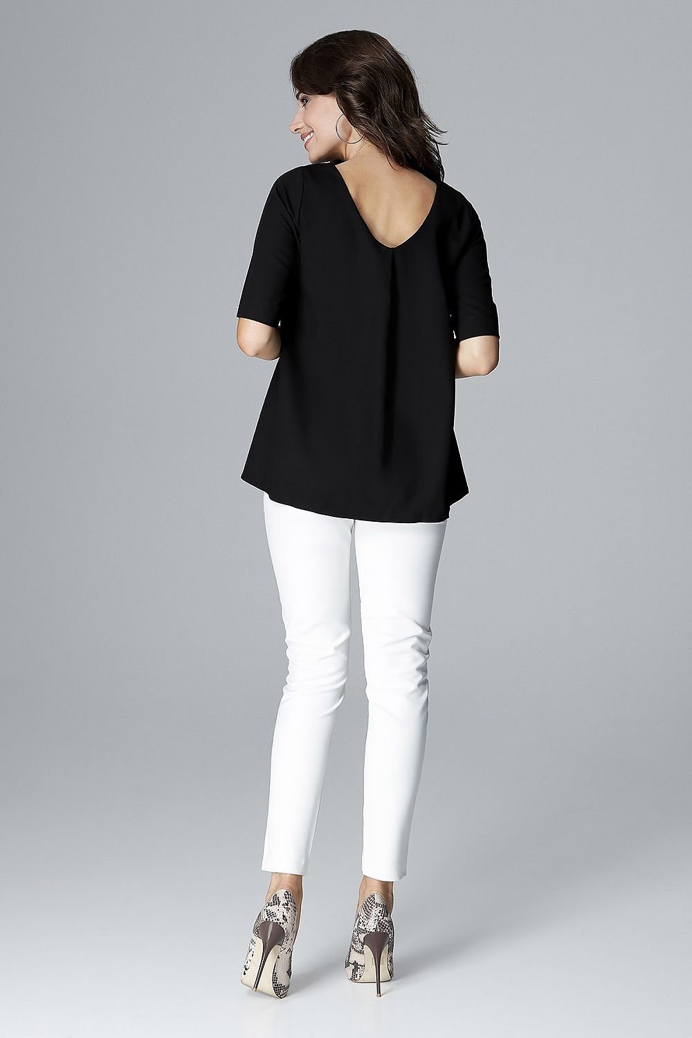 Low back blouse