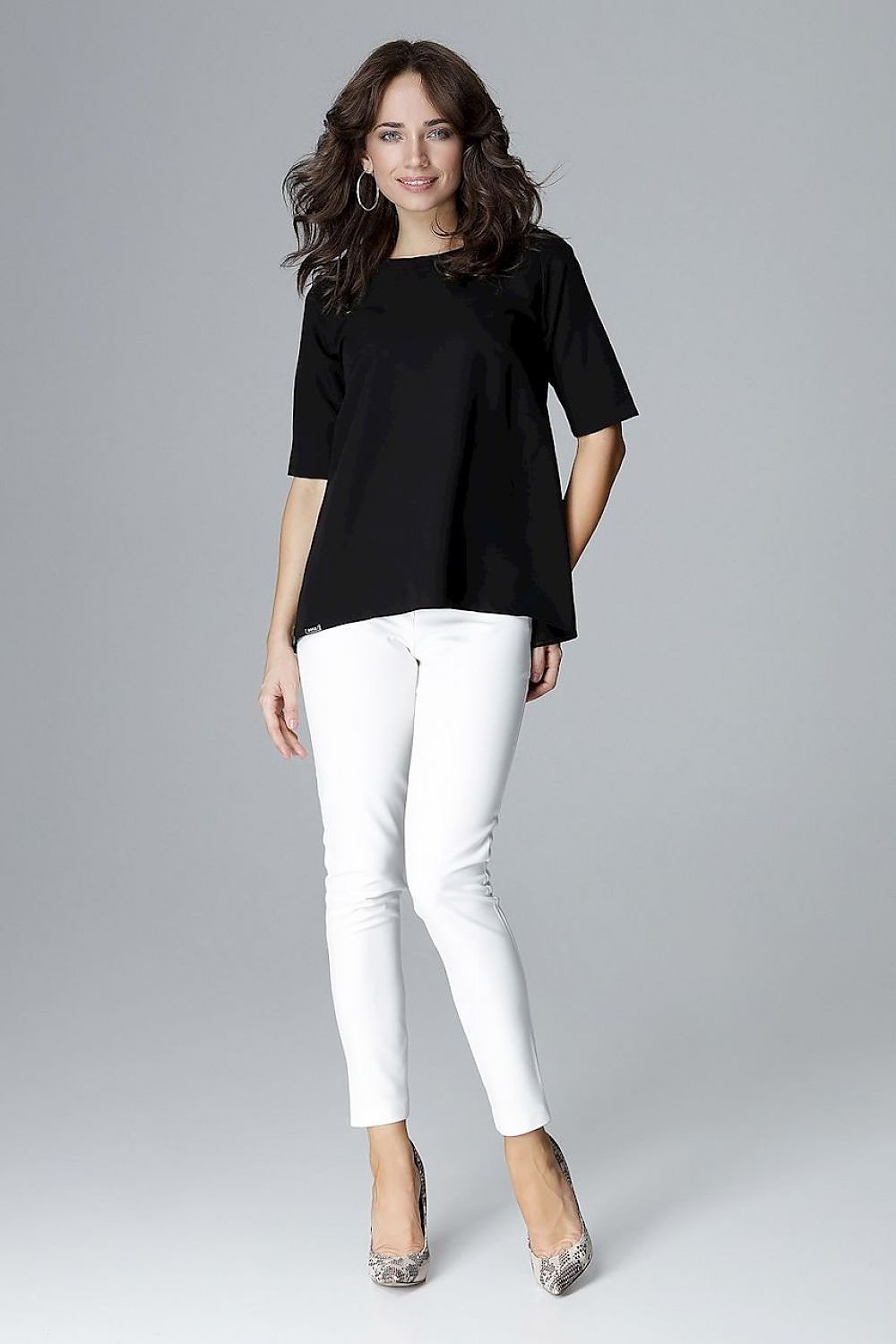 Low back blouse