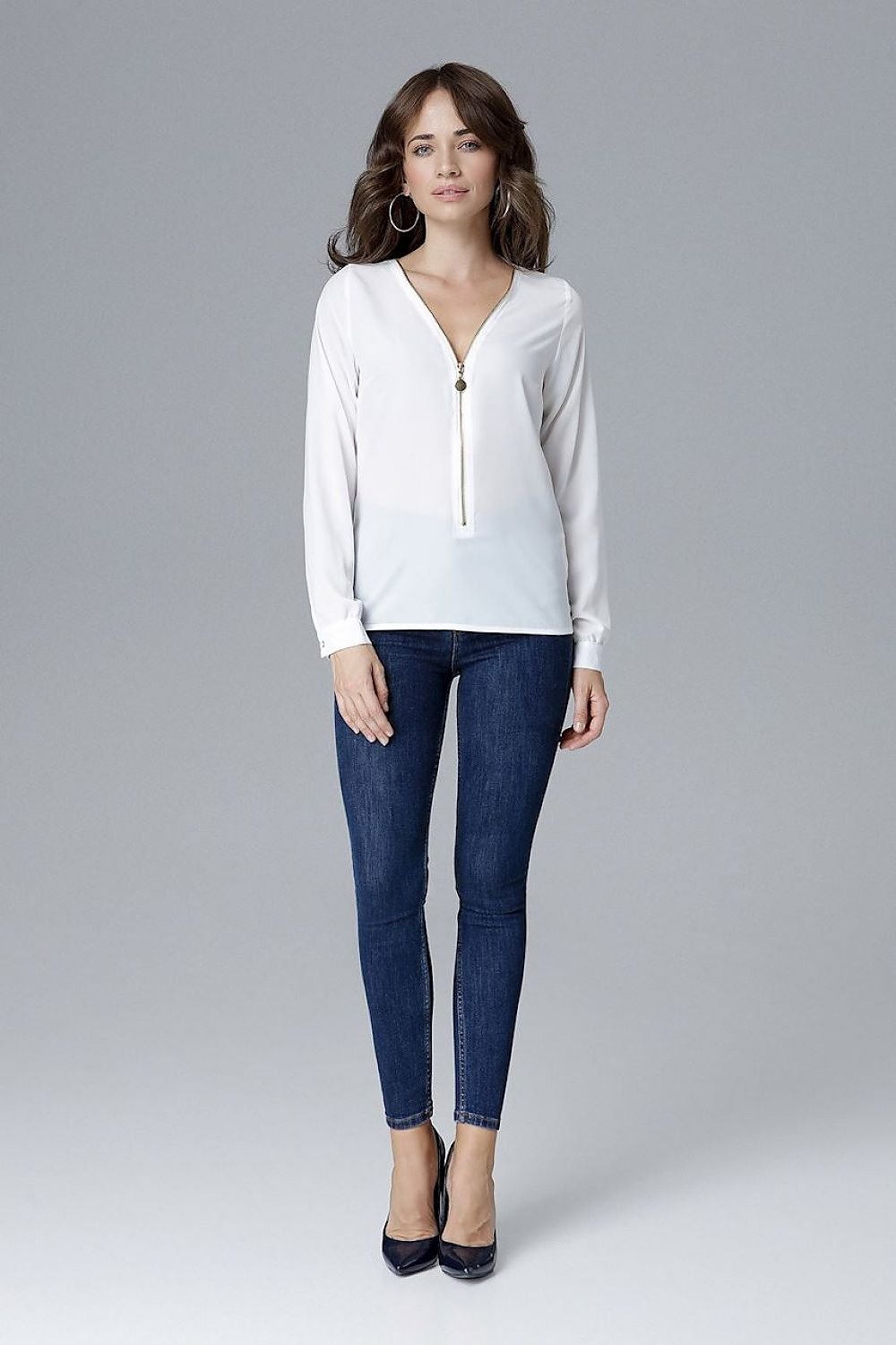 V-neck Blouse
