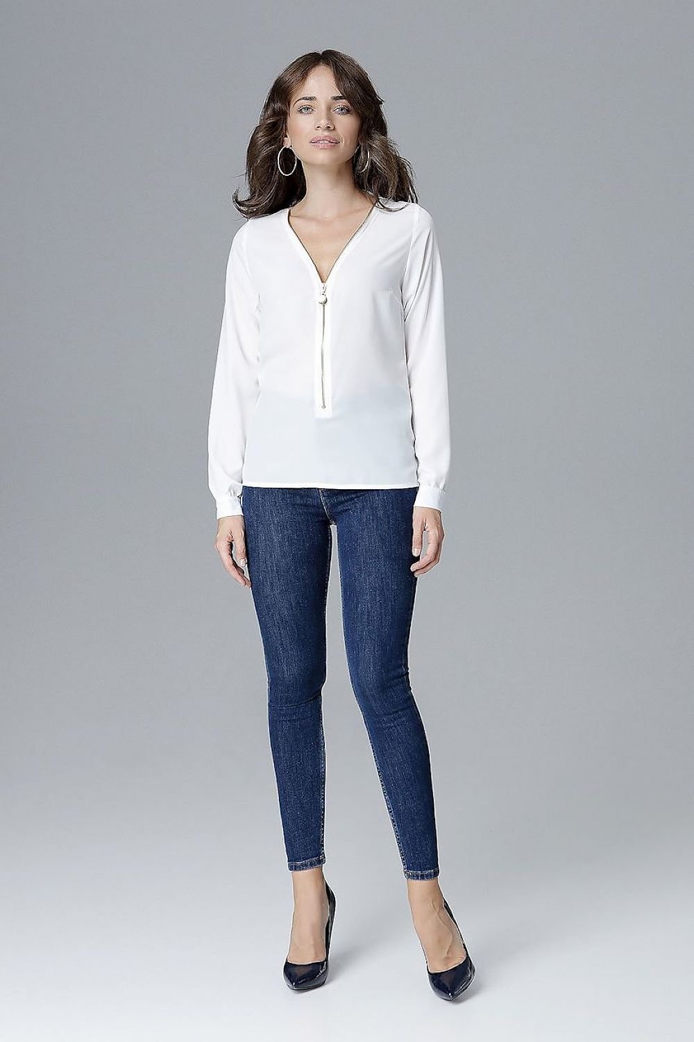 V-neck Blouse