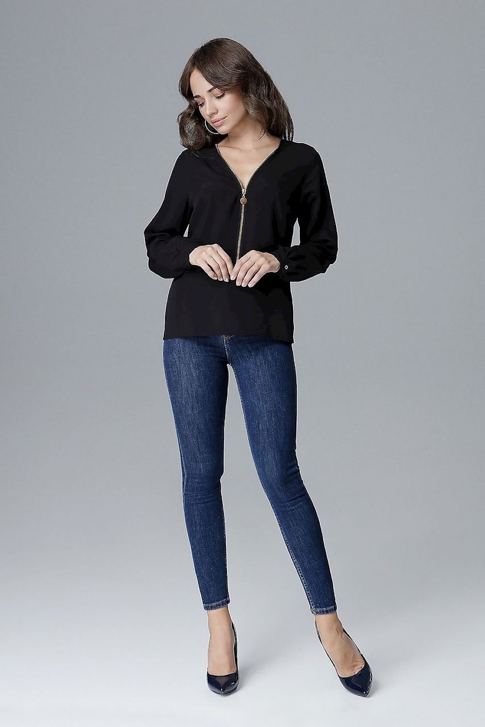 V-neck Blouse