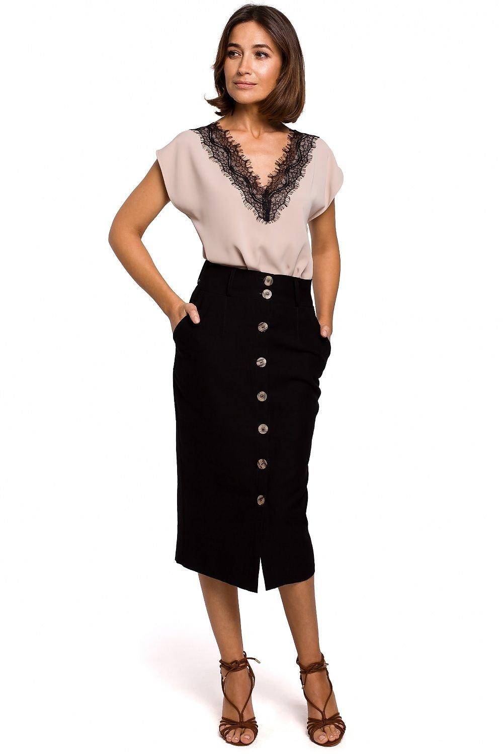 Top with lace detail