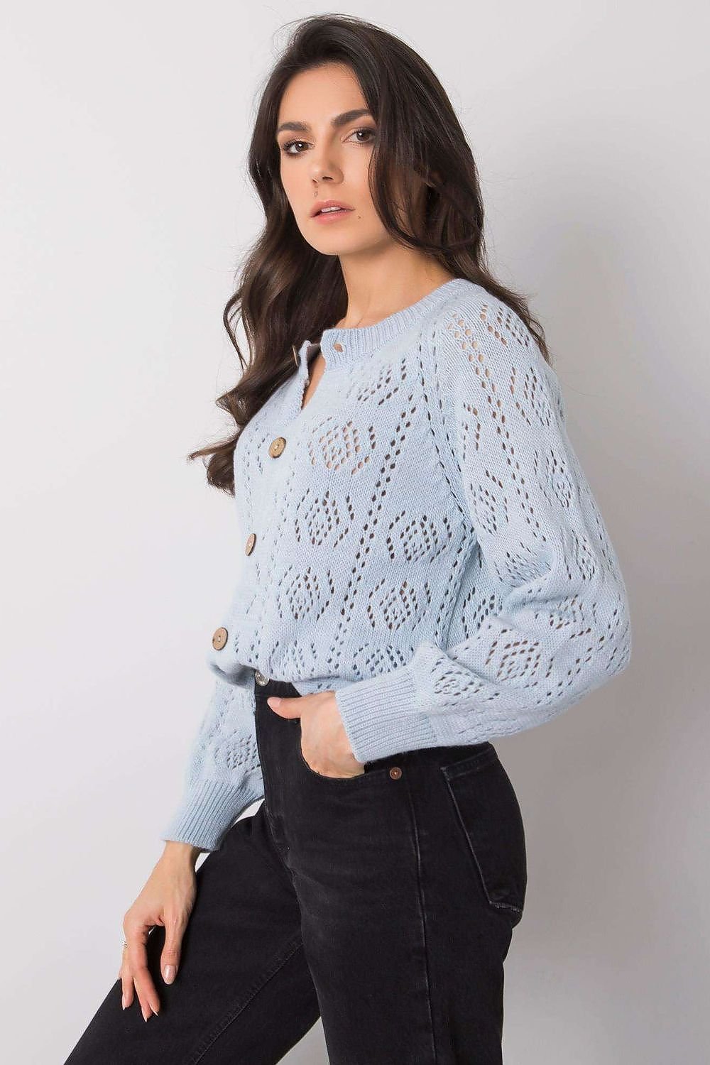 Cardigan with buttons