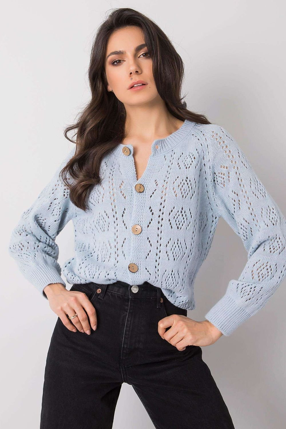 Cardigan with buttons