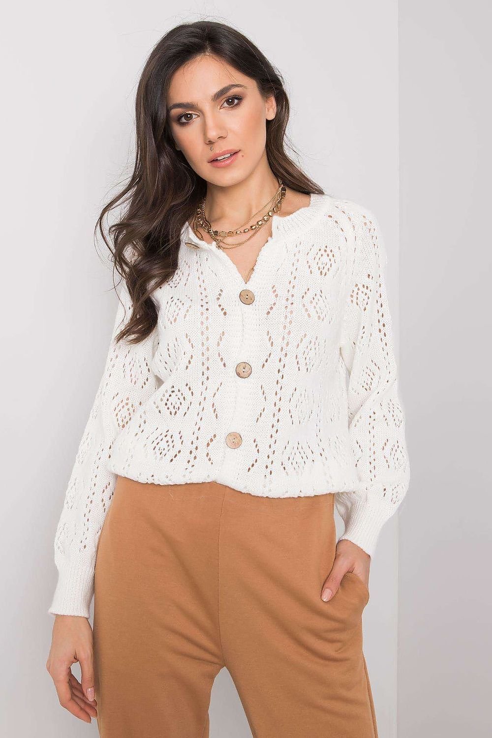 Cardigan with buttons