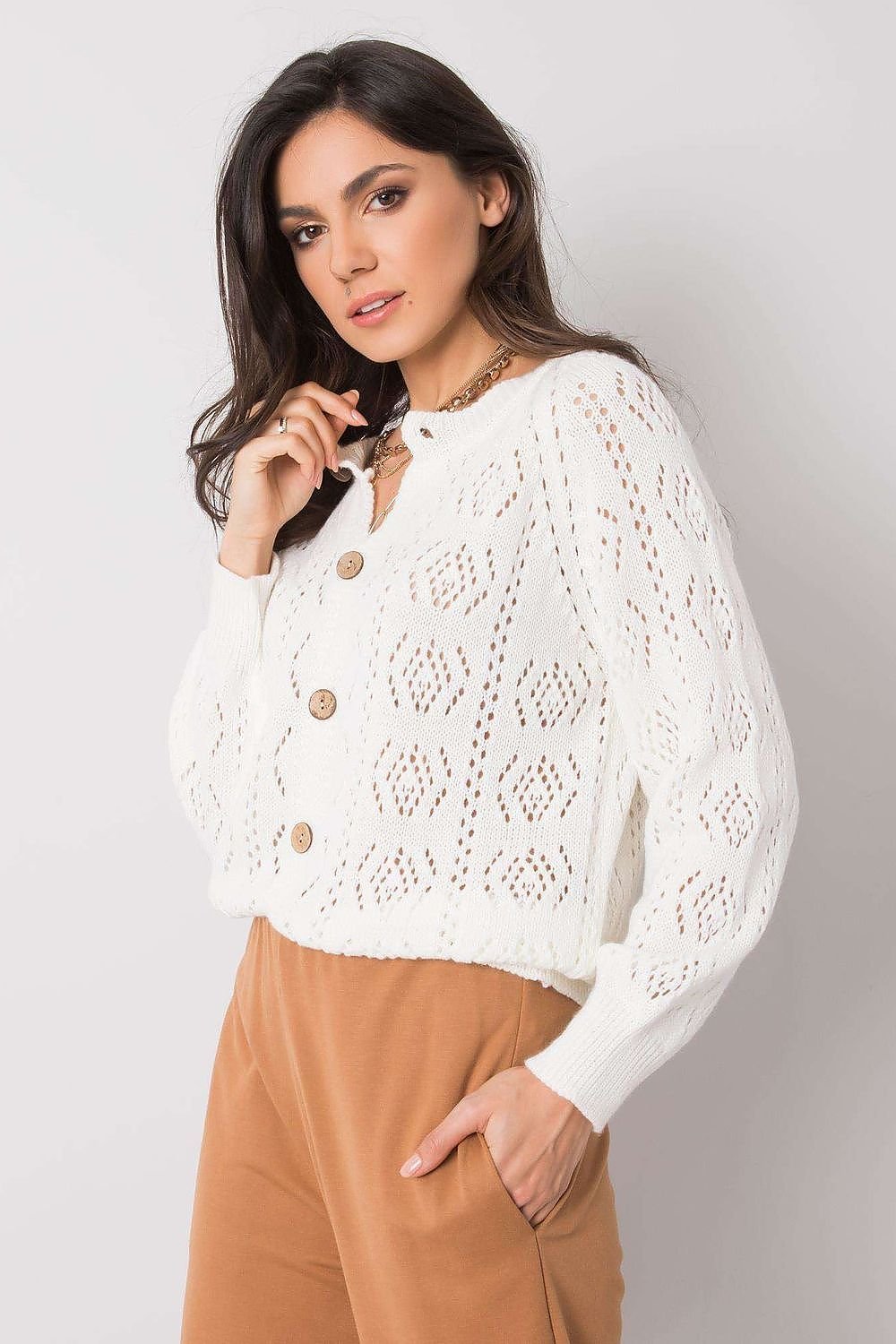 Cardigan with buttons