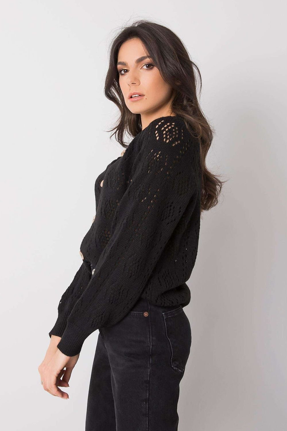 Cardigan with buttons