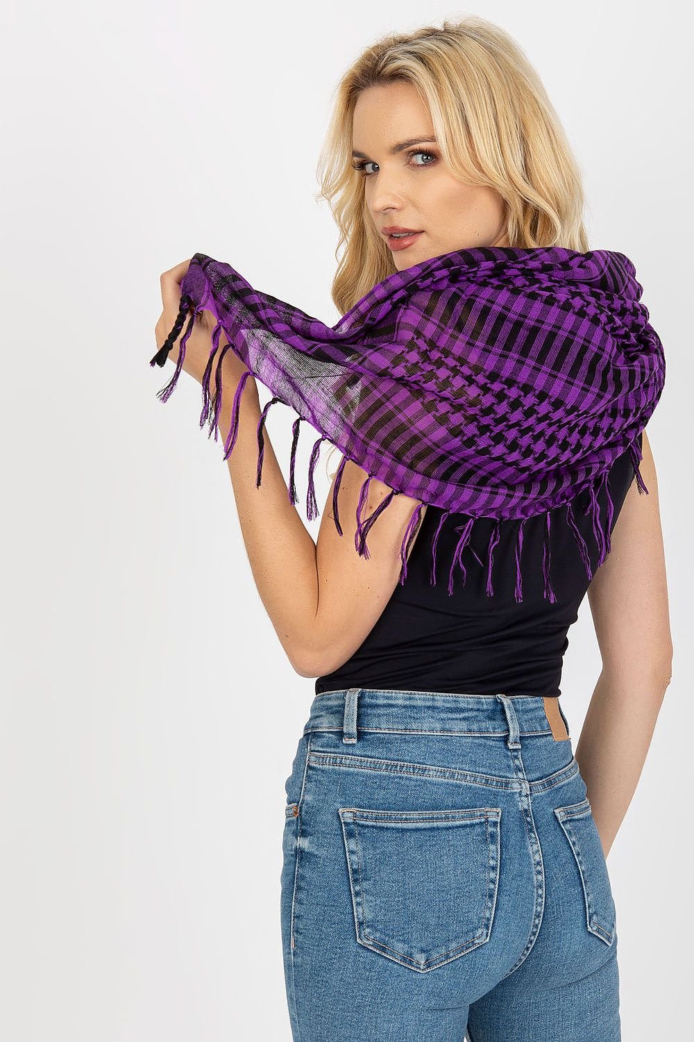 Scarf mönstrad AT