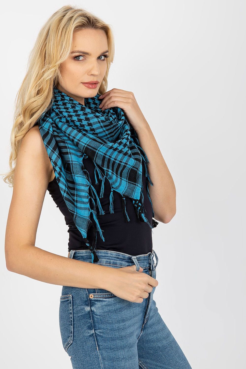 Scarf mönstrad AT