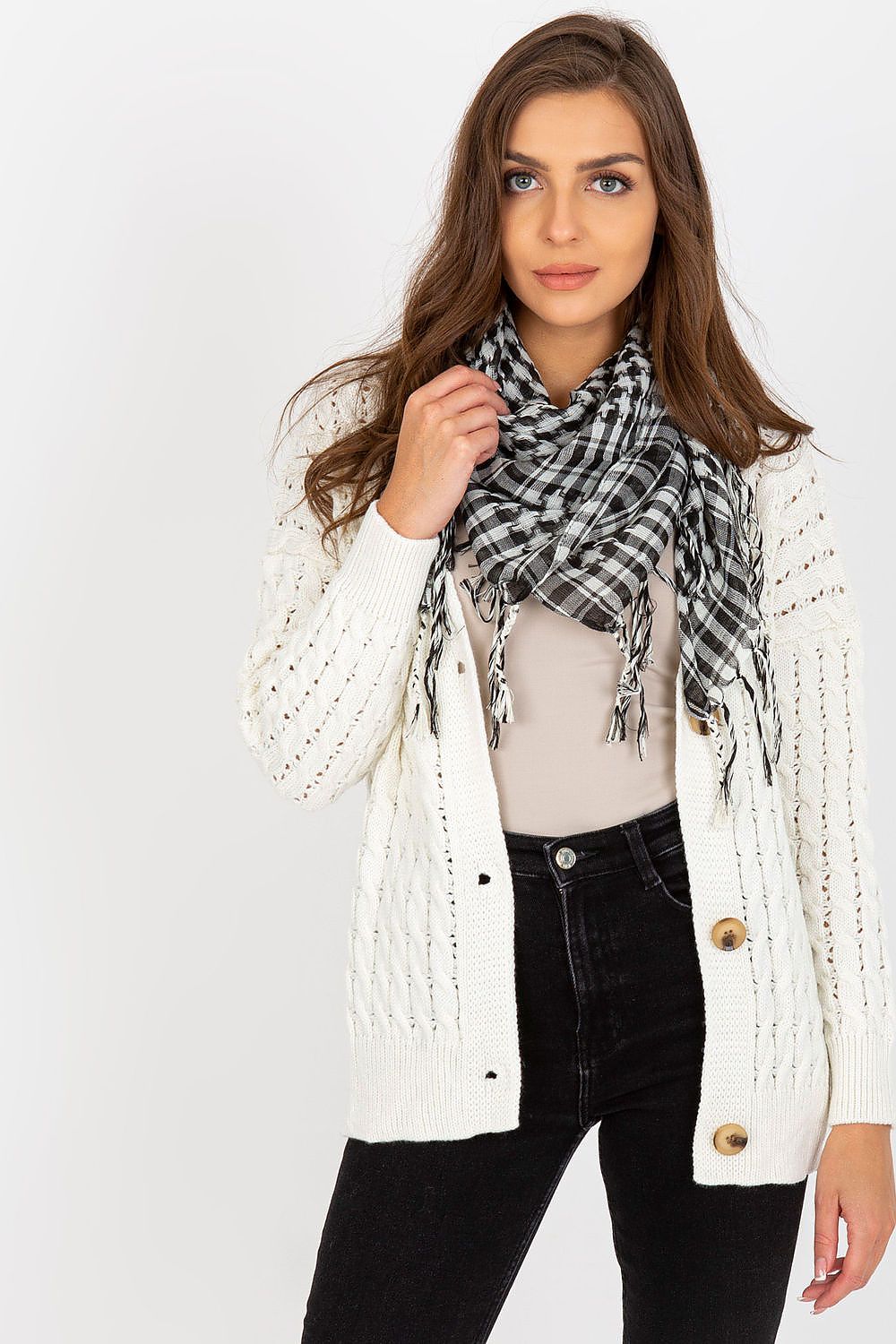 Scarf mönstrad AT