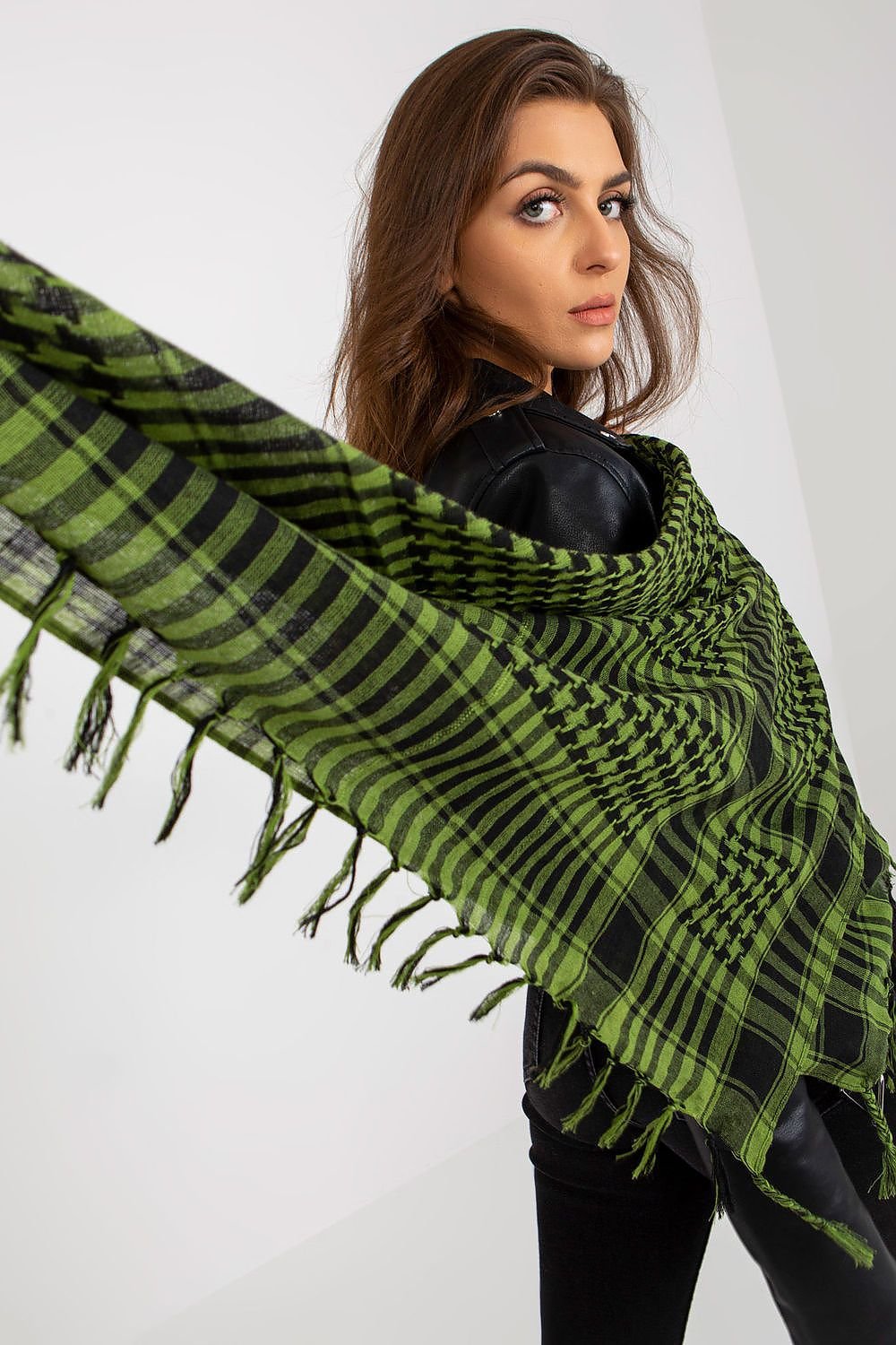Scarf mönstrad AT