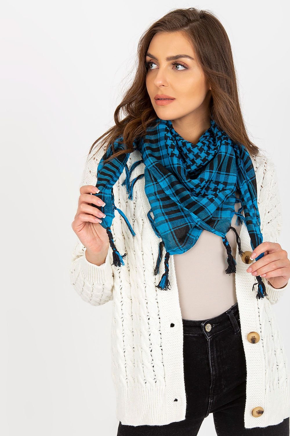 Scarf mönstrad AT