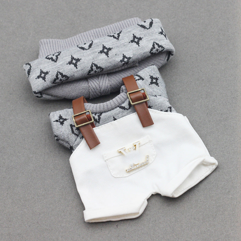 17cm Labubu First and Second Generation Blind Box Clothes