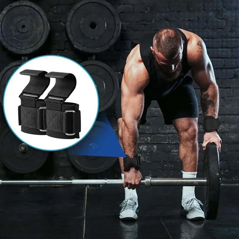 2PCS Power Hooks: Non - Slip Wrist Straps