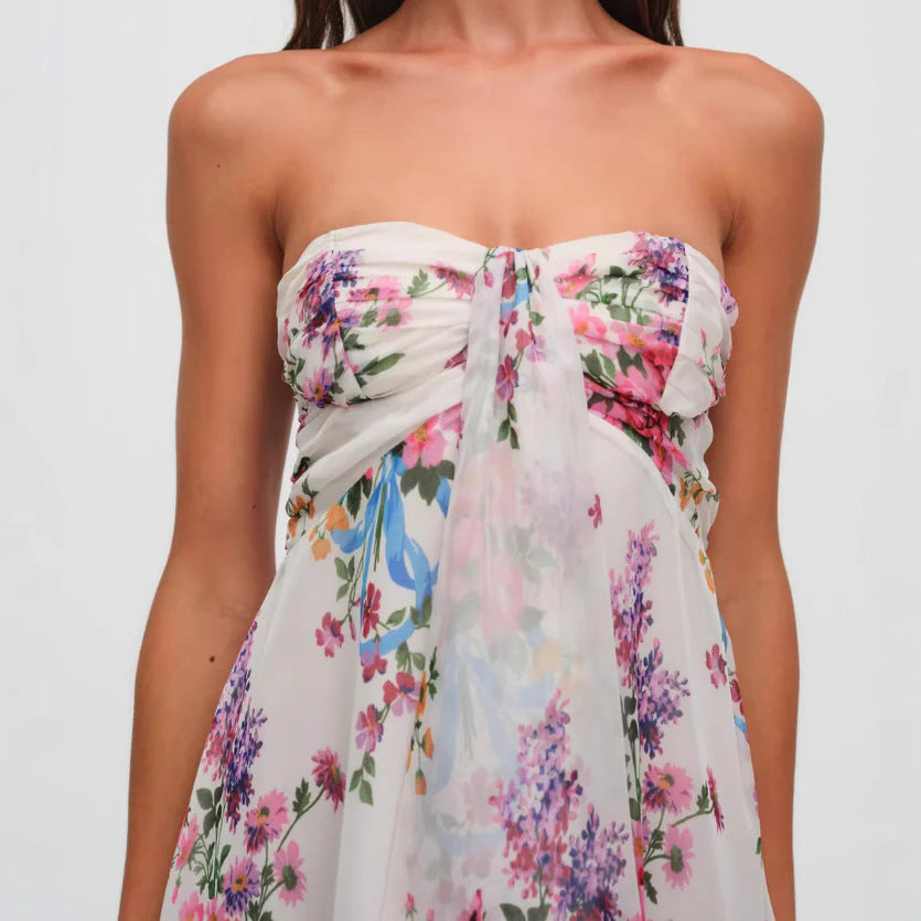 Floral A-linje Tunike