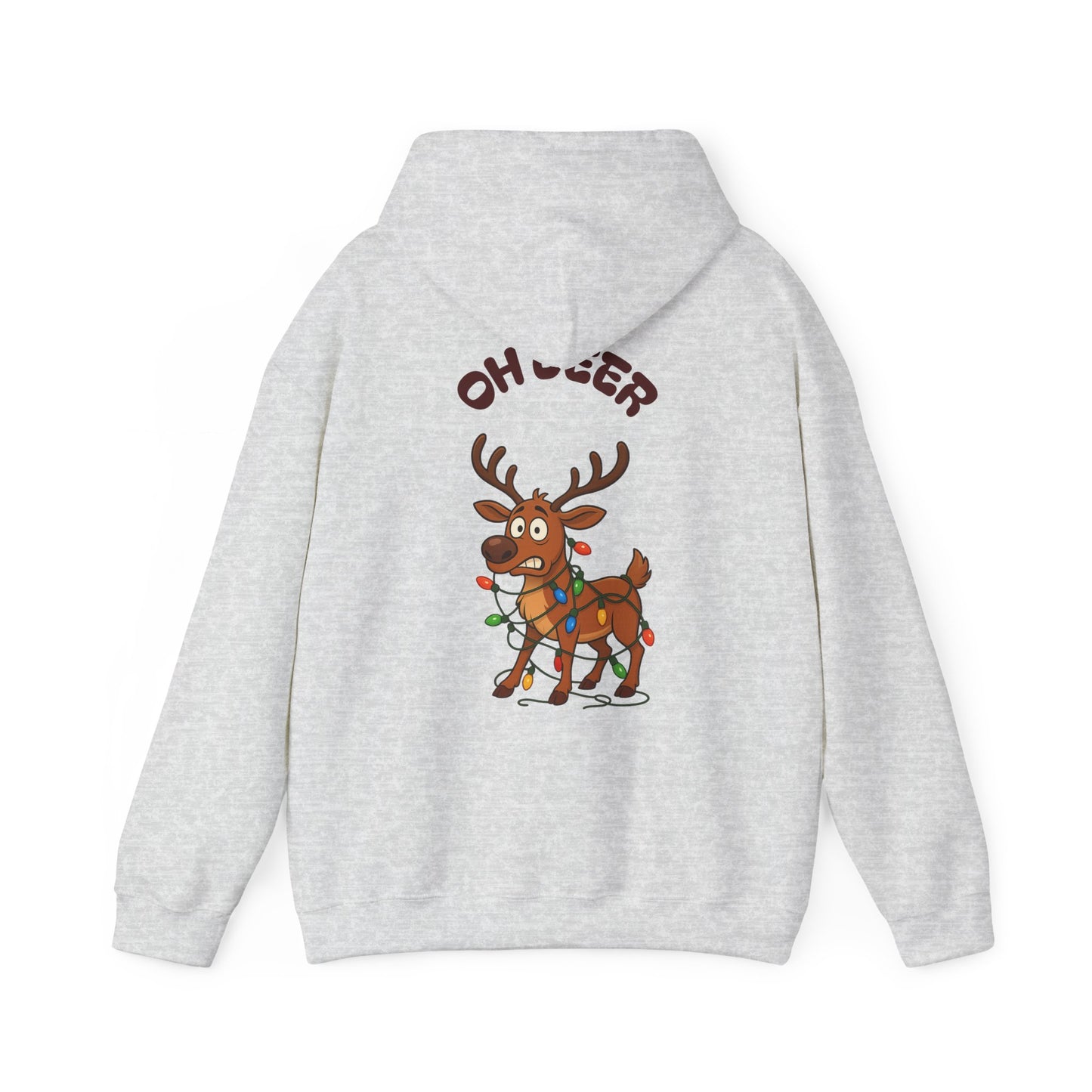 Hus41 Unisex Sweatshirt Hoodie - OH DEER Jultröja