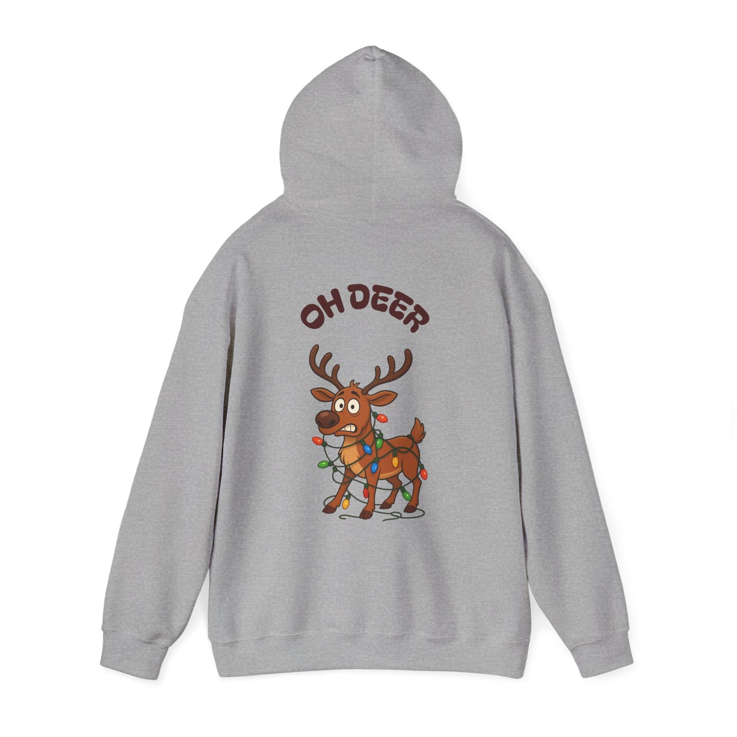 Hus41 Unisex Sweatshirt Hoodie - OH DEER Jultröja