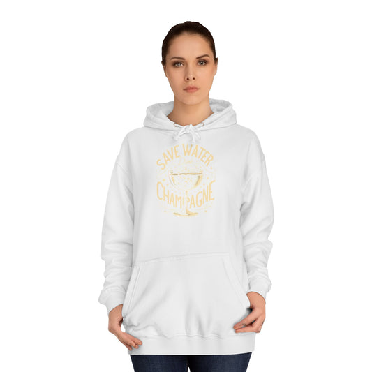 Unisex College Hoodie - Champagne Lover