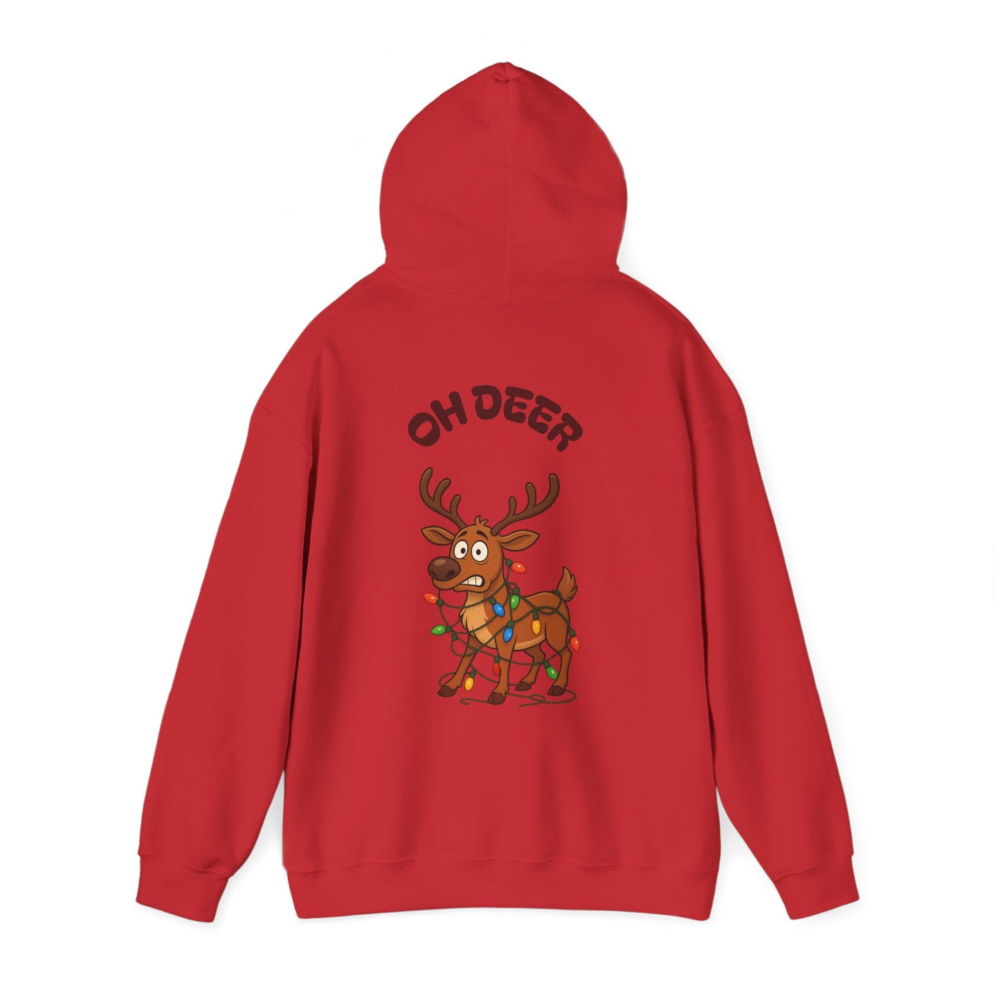 Hus41 Unisex Sweatshirt Hoodie - OH DEER Jultröja