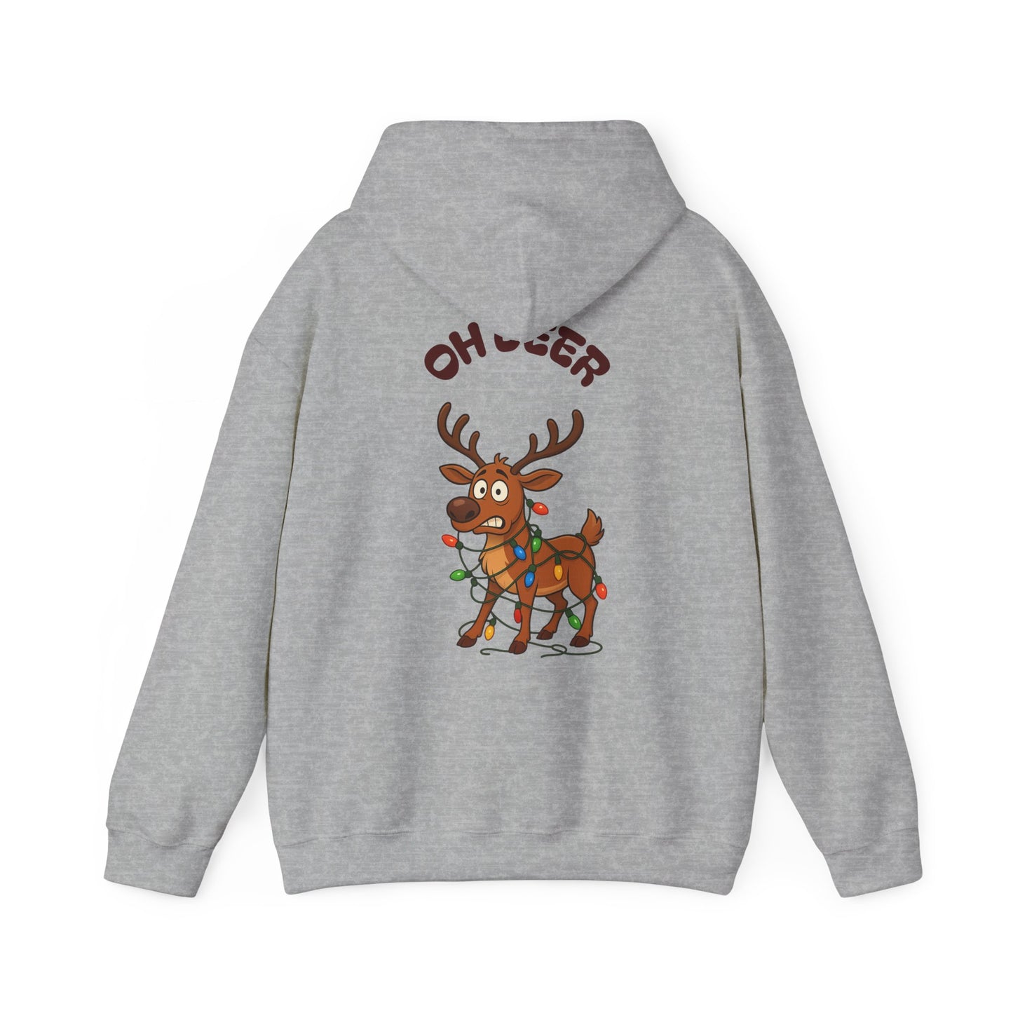 Hus41 Unisex Sweatshirt Hoodie - OH DEER Jultröja