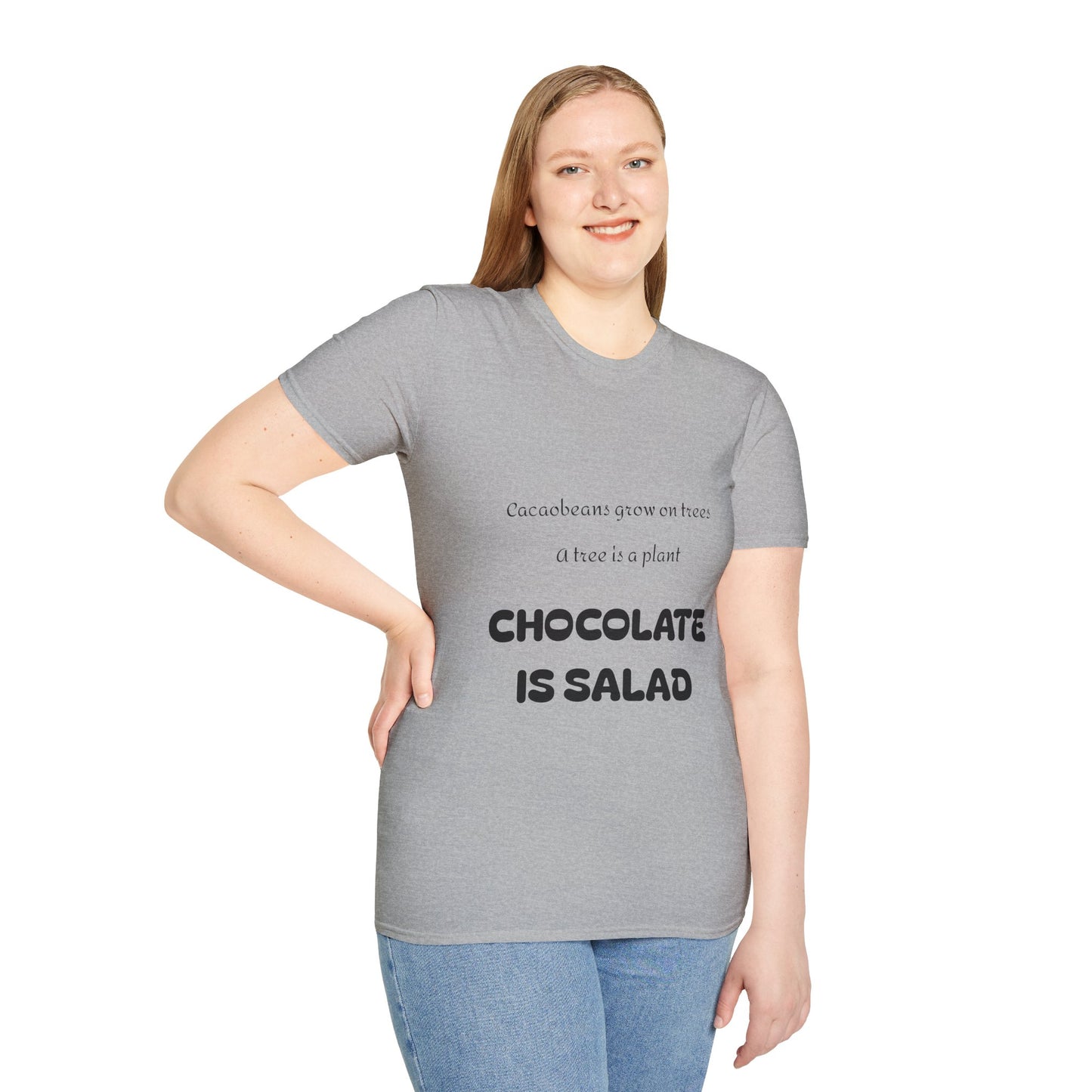 Hus41 T-Shirt - Chocolate is salad