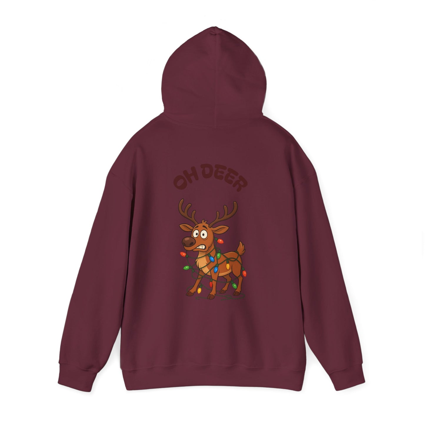 Hus41 Unisex Sweatshirt Hoodie - OH DEER Jultröja