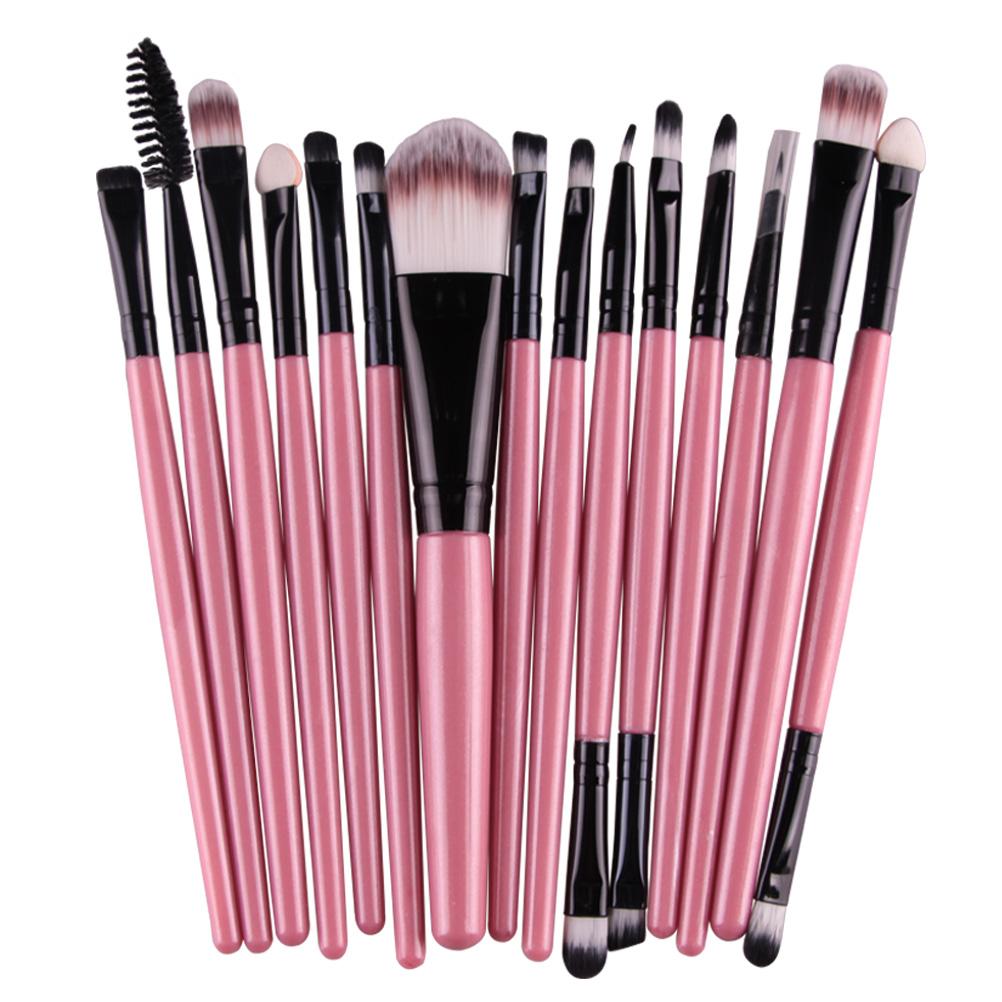 15Pcs Sminkborstar