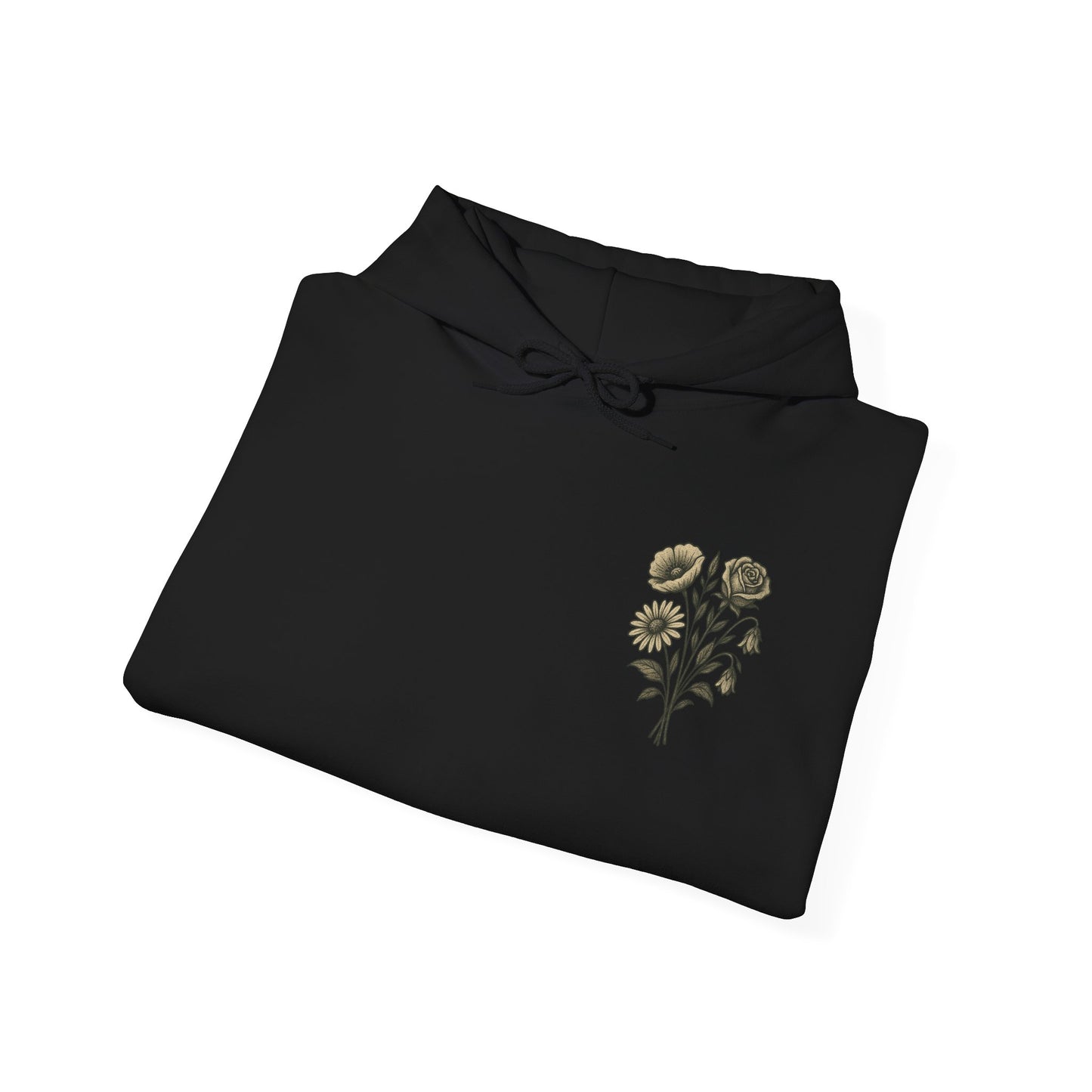 Hus41 Unisex Sweatshirt Hoodie - Flowers are my therapy