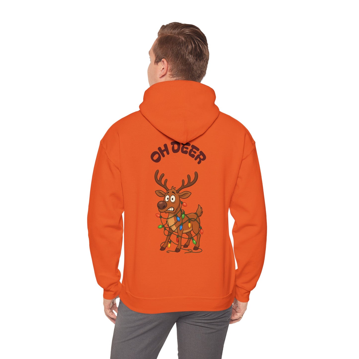 Hus41 Unisex Sweatshirt Hoodie - OH DEER Jultröja