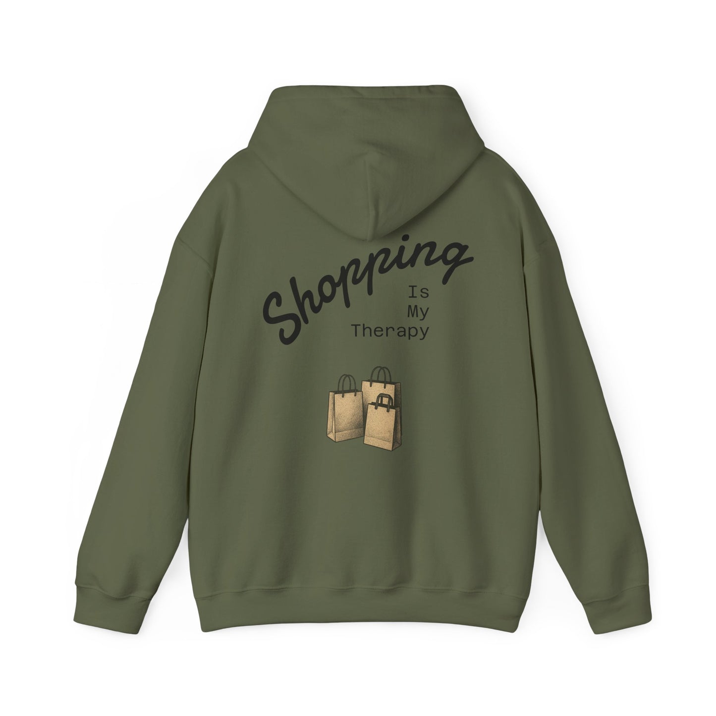 Hus41 Unisex Sweatshirt Hoodie - Shopping is my therapy