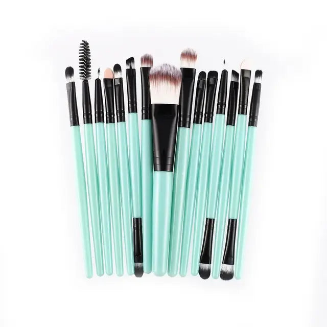 15pcs/set Sminkborstar