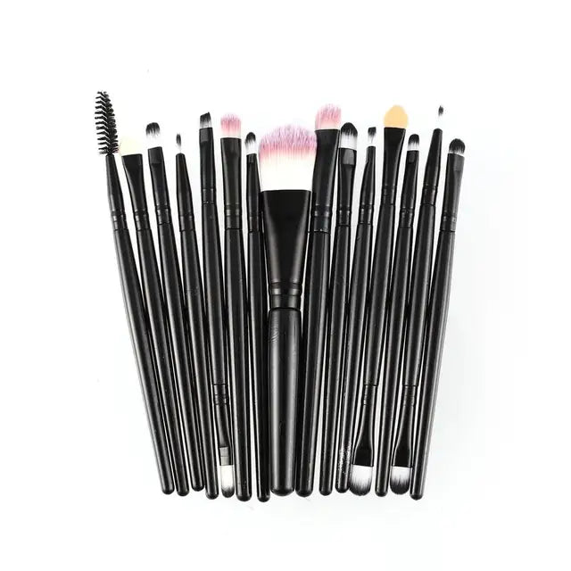 15pcs/set Sminkborstar