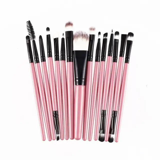 15pcs/set Sminkborstar