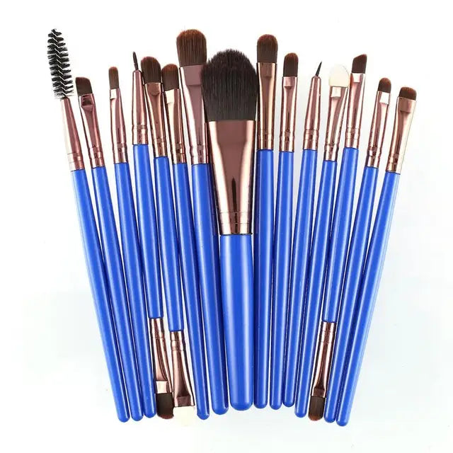 15pcs/set Sminkborstar