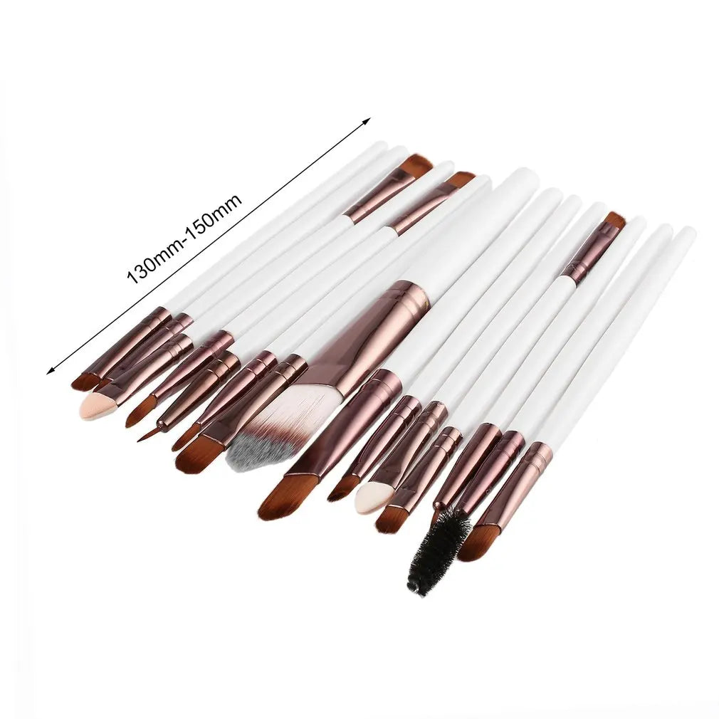 15pcs/set Sminkborstar