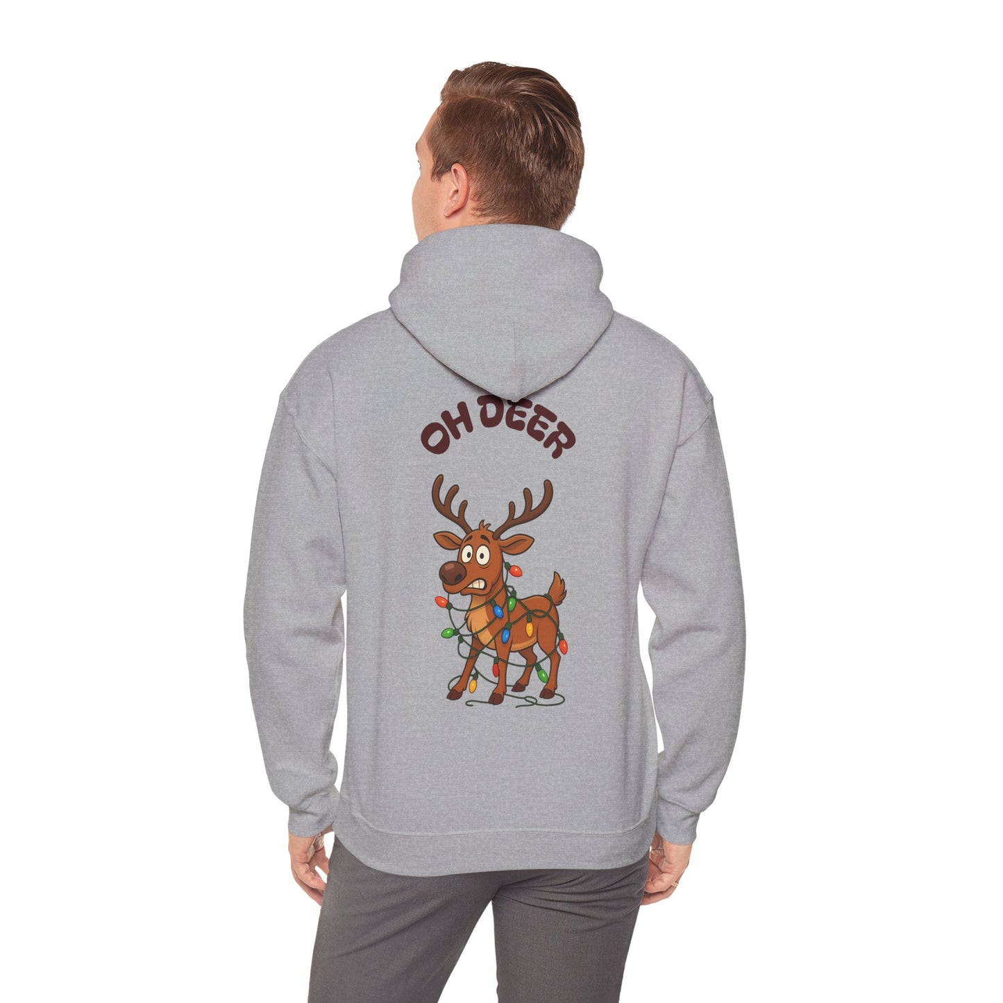 Hus41 Unisex Sweatshirt Hoodie - OH DEER Jultröja