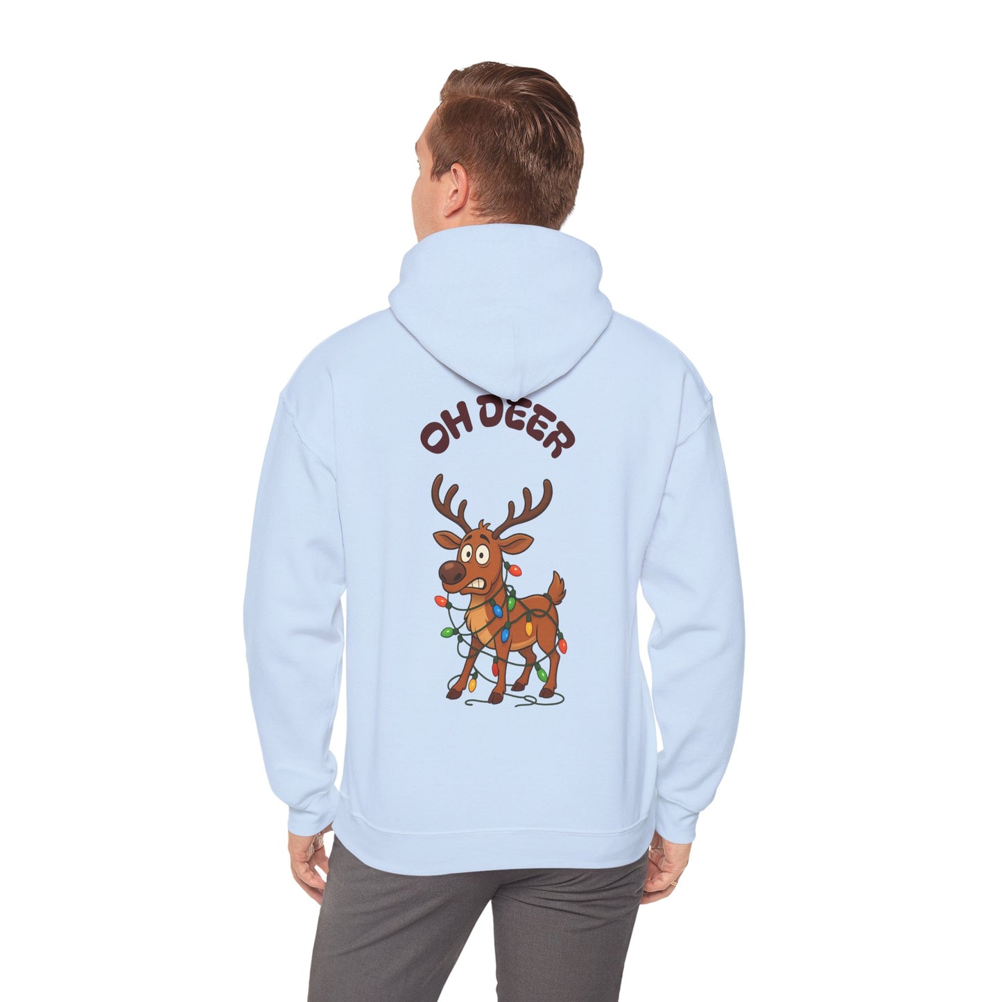 Hus41 Unisex Sweatshirt Hoodie - OH DEER Jultröja